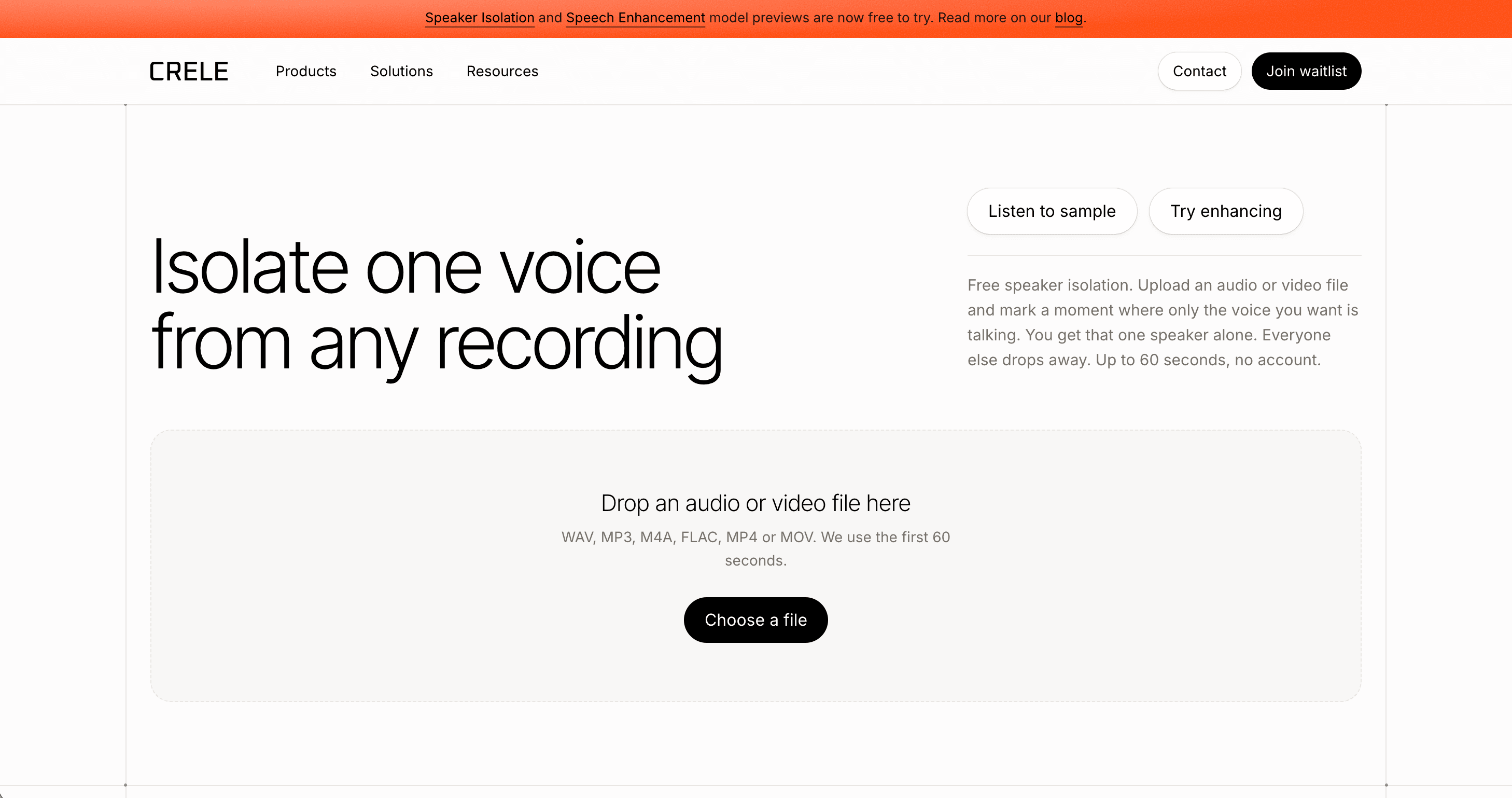 Uploading a video to Shootkit's free tool to remove one person's voice